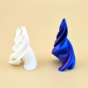 3D打印螺旋锥玩具 不可能金字塔穿孔雕塑 穿金字塔玩具 减压螺丝玩具 - Product Image 4