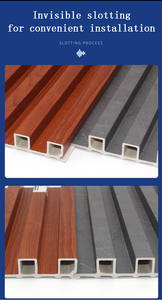 ตาข่าย<span class=keywords><strong>ไม้</strong></span>กันน้ำและป้องกันการกัดกร่อนสำหรับตกแต่งระเบียงกลางแจ้งแผงตะแกรงผนัง - Product Image 4