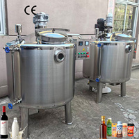 HUATAI Cuve de mélange en acier inoxydable, Machine de pasteurisation pour miel, sirop, boissons et fruits 300l 500l