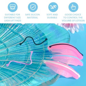 Ruban en silicone <span class=keywords><strong>ultra</strong></span> doux pour l'élévation des cils Bande de silicone colorée pailletée pour la permanente des cils Bande mince réutilisable pour l'élévation des cils - Product Image 3