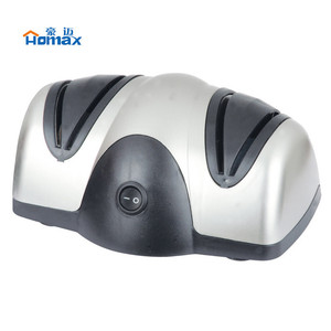 Homax Electric Knife Sharpener Stainless Steel Multi Grit Battery Powered Kitchen Tool - Product Image 1