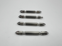 Embout magnétique double face Phillips en acier S2, tige hexagonale 1/4 pour visseuse à chocs et perceuse