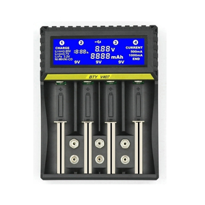 เครื่องชาร์จแบตเตอรี่แบบเร็ว,อุปกรณ์ชาร์จแบตเตอรี่ NiMH Li Ion 26700 <span class=keywords><strong>26650</strong></span> 22650 18650 18500 17670 17500 16340/CR123 14500 10440 6F22/9V - Product Image 2