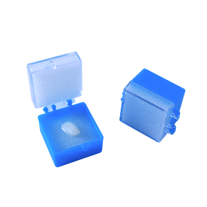 Verpakkingsdoos van kunststof met schuim voor enkelvoudige kronen, bruggen, groot en klein formaat, voor tandtechnisch laboratorium - Product Image 5
