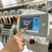 Machine à broder informatisée conviviale pour casquettes, idéale pour les ateliers de marques de vêtements