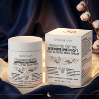 Masque Crème de Nuit Réparateur pour les Pieds au Peptide Probiotique Fermenté Marque Blanche – Éclaircissant, Nourrissant, Soin des Talons – Vente en Gros