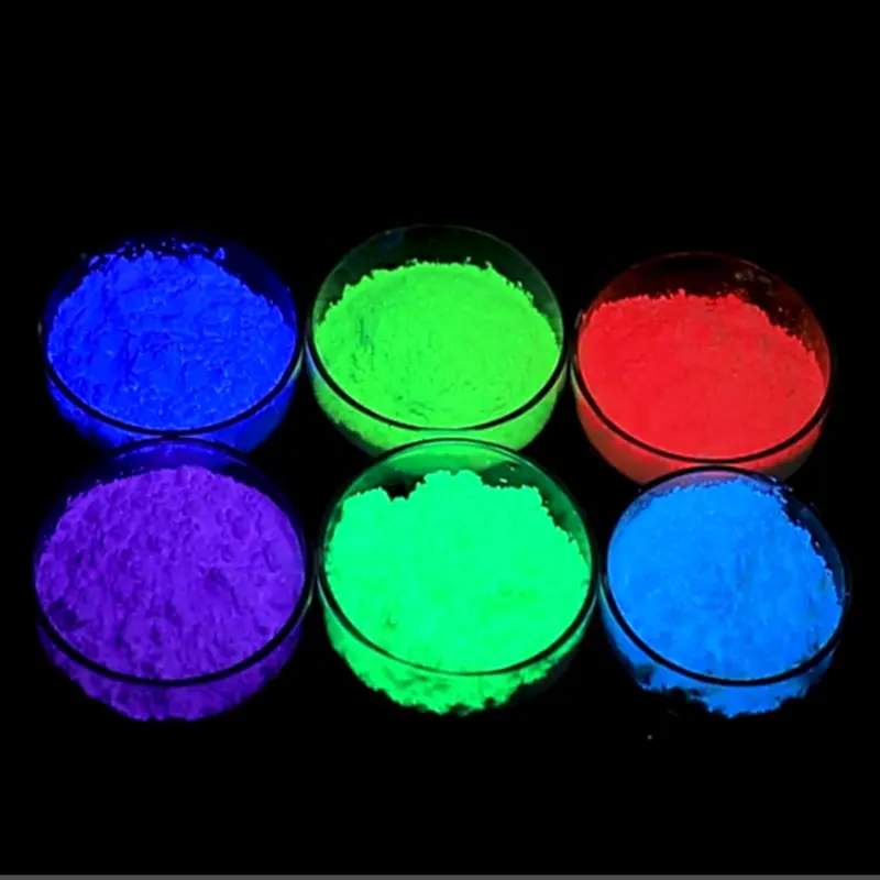 365nm Invisible fluorescente UV en polvo, UV tinte fluorescente, pigmento fluorescente de seguridad UV