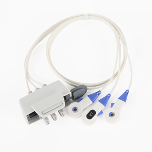 Medisch Compatibel Voor Kendall Wegwerp <span class=keywords><strong>Ecg</strong></span> Leadwire <span class=keywords><strong>3</strong></span> Leidt 0.9M Aha Snap <span class=keywords><strong>Ecg</strong></span> Kabel Voor Ziekenhuisgebruik - Product Image 1