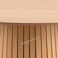 Tables à manger européennes formes rondes ensembles de tables de salle à manger décoration en bois massif pieds en métal meubles de maison de restaurant