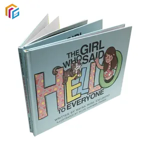 Custom Artwork Kids Book Educational Hardcover Children Board Story Book Printing