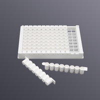Scellant pour plaques PCR Elisa Microplaque Elisa en polystyrène à fond plat non stérile