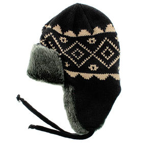Gorro <span class=keywords><strong>de</strong></span> punto <span class=keywords><strong>con</strong></span> cordón estilo casco peruano para <span class=keywords><strong>hombre</strong></span> - Product Image 6