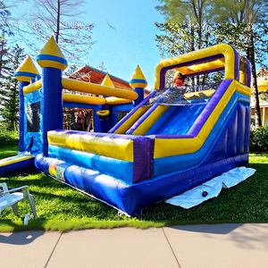 Bon marché équipement <span class=keywords><strong>de</strong></span> jeu <span class=keywords><strong>de</strong></span> nouvel an maison <span class=keywords><strong>de</strong></span> rebond toboggan gonflable <span class=keywords><strong>château</strong></span> sautant cavalier toboggan gonflable combo - Product Image 1