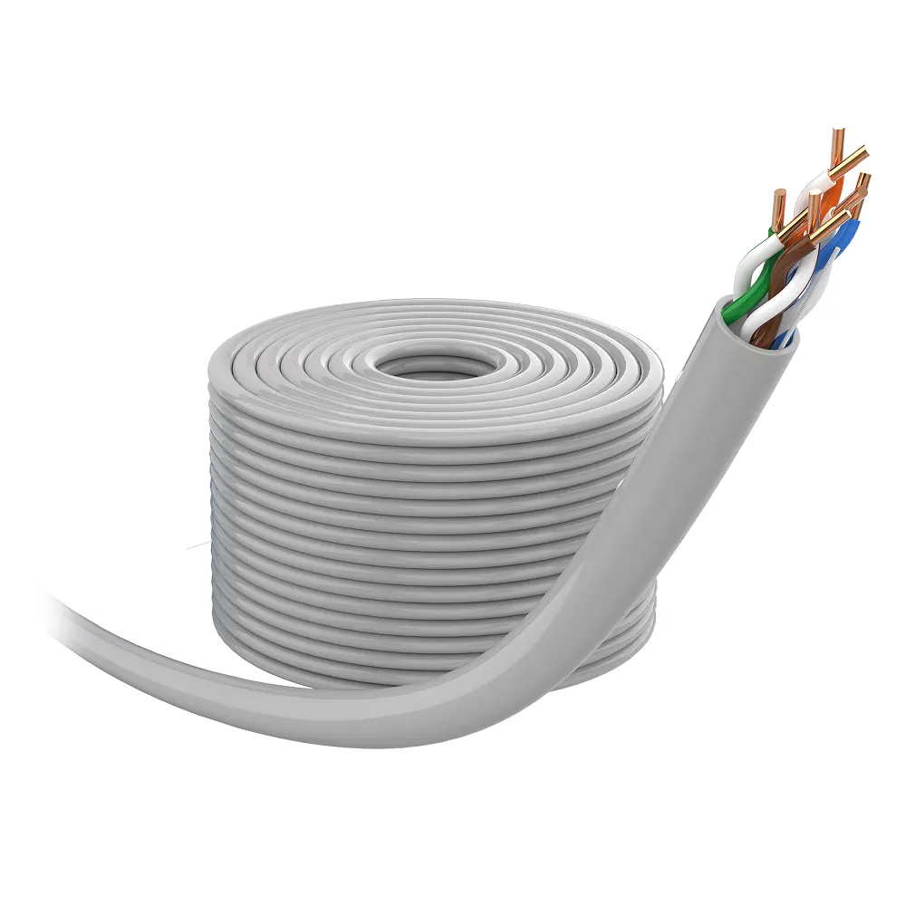 OEM 1000Mbps UTP CCA Cat5e Network Cable For Indoor Outdoor Broadband Ethernet