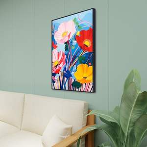 Impressions sur toile verticales encadrables personnalisées, décor mural élégant - Product Image 2