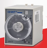 Relais temporisé ST3P A-B JSZ3A-B 2NO 2NC 8 broches réglable AC220V DC24V pour contrôle d'automatisation industrielle