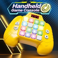 Console de jeu portable éducative en plastique unisexe pour enfants, jouet anti-stress à pression rapide pour fêtes d'anniversaire, pour les 7 ans et plus