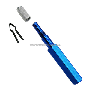 Spatule à rainurer en forme de V en aluminium de qualité industrielle personnalisable OEM, tige de soudage pour revêtement de sol en PVC, couteau de nivellement XINDINGFENG - Product Image 1