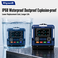 Détecteur de gaz portable multi-sensoriel 4-en-1 IP68 avec stockage de données de 300 000 enregistrements pour O2, CO, H2S, H2