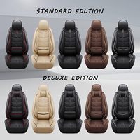Housses de siège auto en cuir premium 5 places, accessoires intérieurs, vente en gros