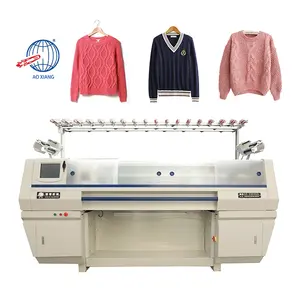 Preço atraente máquina de tricô computadorizada de alta velocidade para suéter e roupa íntima sistema duplo