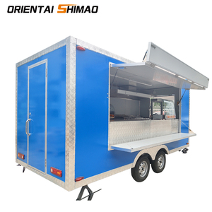 rond <span class=keywords><strong>grand</strong></span> espace pas cher <span class=keywords><strong>prix</strong></span> nourriture voiture remorque alimentaire <span class=keywords><strong>camion</strong></span> de nourriture snack mobile - Product Image 3