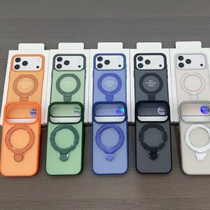 360 °   Funda Magnética Esmerilada con Anillo Giratorio para iPhone 18 <span class=keywords><strong>Pro</strong></span> Max 17 16 15 14 13 <span class=keywords><strong>Pro</strong></span> Max, Carcasa Antigolpes con Colores Vibrantes - Product Image 1