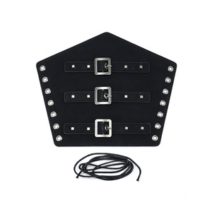 Mới thời trang Thời Trung Cổ da Armor bracer armband ARM Cuff Studs hỗ trợ cổ tay Cosplay Halloween Đạo cụ - Product Image 6