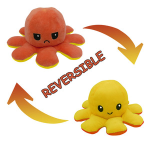 Doble encantadora de humor de <span class=keywords><strong>peluche</strong></span> pulpo suave muñeca Juguetes - Product Image 1