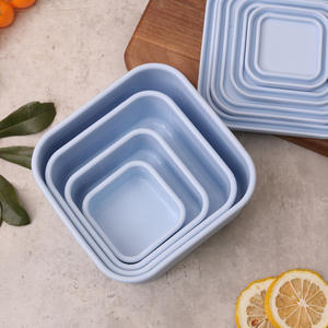 Bento Box in Silicone per uso alimentare forno a microonde compatibile con reticolo fresco che trasporta la scatola stagione di apertura del pranzo - Product Image 2