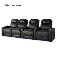 Canapé inclinable de luxe moderne avec massage 8 points, chauffage, levage électrique, fauteuil de salon extensible, structure en bois, revêtement en tissu