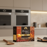 Café instantané au maca et au ginseng pour hommes, boisson en poudre, 16 sachets de 20 g, complément alimentaire