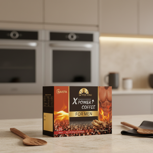 Caffè Istantaneo al Ginseng e Maca per Uomini, Bevanda in Polvere, 16 Bustine da 20g, Integratore Alimentare - Product Image 2