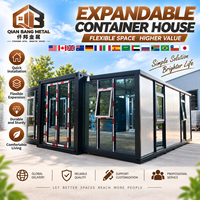 Maison conteneur extensible sur mesure à 2 chambres, mobile et modulaire, à double aile, style ferme complète, pour bureau ou hôtel