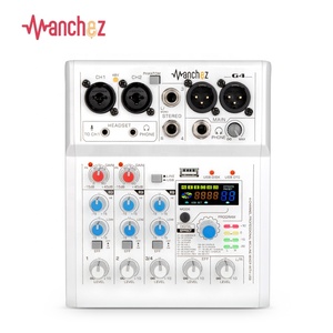 Bộ Trộn Thẻ Âm Thanh Mini 4 Kênh Manchez G4, Bảng Điều Khiển USB, Điện Thoại Thông Minh DJ Karaoke, Máy Tính Chuyên Nghiệp Ghi Âm 48V - Product Image 2