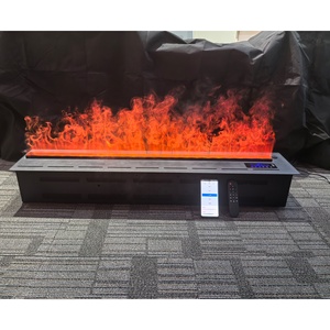 1200 1500 1800mm WIFI Control decoración Artificial <span class=keywords><strong>llama</strong></span> LED <span class=keywords><strong>chimenea</strong></span> de vapor decorativa empotrada 3D <span class=keywords><strong>chimenea</strong></span> eléctrica de Vapor de agua - Product Image 1