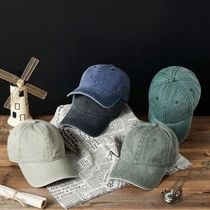 Gorras de Béisbol Vintage Personalizadas de Alta Calidad, de 6 Paneles, de Algodón Lavado, Estilo Retro - Product Image 4