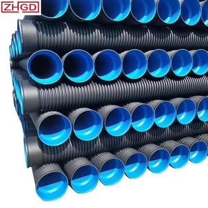 Tubo Corrugato a Doppia Parete in HDPE, Tubo per Scarico Acque Reflue e Ventilazione di Grande Diametro 400mm, Uso Comunale Hebei - Product Image 3