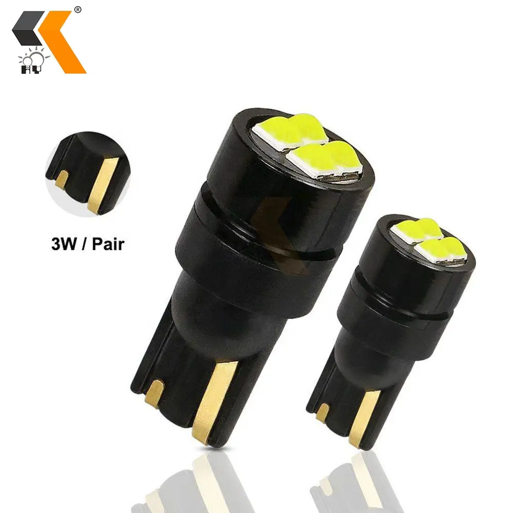 HOLY 12v LED T10 3030 4SMD W5W 168 194 Canbus Error Free LED Car Reading Dome Lights Auto Marker Lamps Wedge Tail Side Bulbs