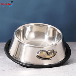 Grosir murah mangkuk hewan peliharaan baja tahan karat tempat makan anjing dan kucing Modern untuk penggunaan luar ruangan - Product Image 5