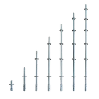 Système d'échafaudage Ringlock en métal, construction tout-en-un, galvanisé, modulaire, multidirectionnel