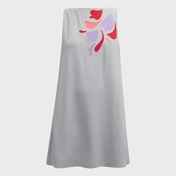 huili manufacturer wholesale soft cotton polyester sundresses women summer mini solid color plain tank top sun dress