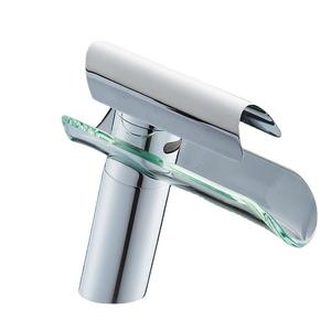 Grifo de lavabo de latón pulido moderno de lujo con válvula de cerámica, de un solo orificio, montado en el encimera, monomando, tipo <span class=keywords><strong>cascada</strong></span> para baño 5 - Product Image 3