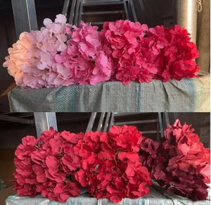 Hydrangeas artificiels en soie de haute qualité à 5 têtes, hydrangeas verts pour mariage, Noël, décoration de la maison, décoration de la salle de mariage - Product Image 5