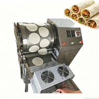 Machine automatique commerciale à rouleaux de printemps et à samosas, Crêpière professionnelle, Machine à lumpia au gaz, Machine à injera et à crêpes