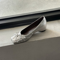 Collections Automne 2026 – Ballerines Super Élégantes à Bout Carré et Nœuds Décoratifs avec Talon Interne pour Filles