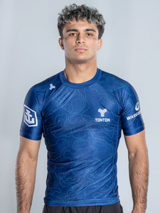 Camiseta <span class=keywords><strong>de</strong></span> Compresión Rash Guard Personalizada <span class=keywords><strong>de</strong></span> Fábrica Tontons, Tejido Elástico con Protección UPF50+ y Absorción <span class=keywords><strong>de</strong></span> Humedad <span class=keywords><strong>para</strong></span> Deportes Acuáticos y BJJ Jiu-Jitsu - Product Image 4