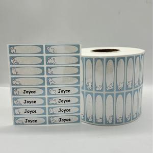 Autocollant personnalisé imperméable Kawaii autocollants décalcomanies personnalisé prénom étiquette pour enfants école papeterie bouteille - Product Image 3