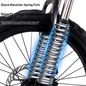<span class=keywords><strong>Bicicleta</strong></span> de <span class=keywords><strong>Montaña</strong></span> con <span class=keywords><strong>Doble</strong></span> Freno de Disco, Suspensión Delantera con Absorción de Impactos, 21-24 Velocidades, Unisex, 18'', 20'', 22'' - Product Image 3