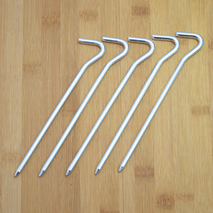 Piquets de tente en alliage d'aluminium, hexagonaux, circulaires, ultra légers, portables, résistants au vent, pour le camping en plein air - Product Image 5